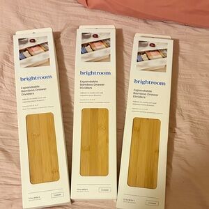 Brightroom Bamboo Drawer Dividers
